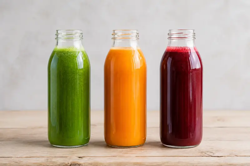 Sucos e bebidas naturais